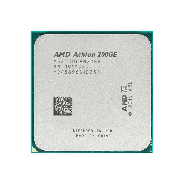 Процессор AMD Athlon 200GE 3.2 ГГц Ггц  Turbo, [YD200GC6M2OFB]