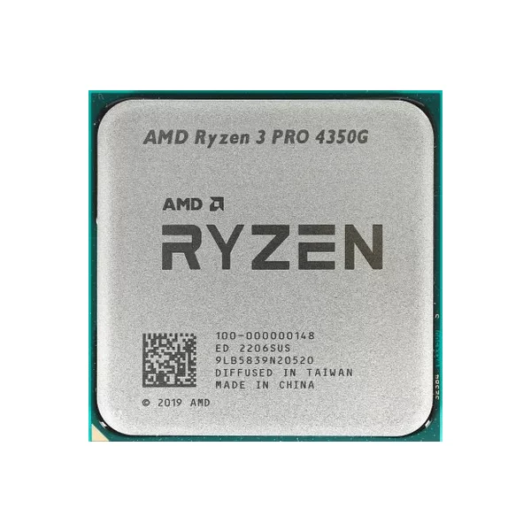 Процессор AMD Ryzen 3 PRO 4350G 3.8 ГГц и 4 в режиме Turbo Ггц  Turbo, [100-000000148]