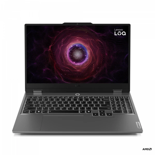 Ноутбук Lenovo LOQ 15ARP9, 15.6 ", NVIDIA GeForce RTX 3050, 24 ГБ RAM, серый [83JC005FRK]