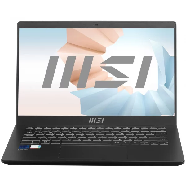 Ноутбук MSI Modern 15 B12M-208RU, 15.6 ", 16 ГБ, DDR4, 512 ГБ, Intel Core i7-1255U, Intel Iris Xe Graphics, черный [9S7-15H112-208]