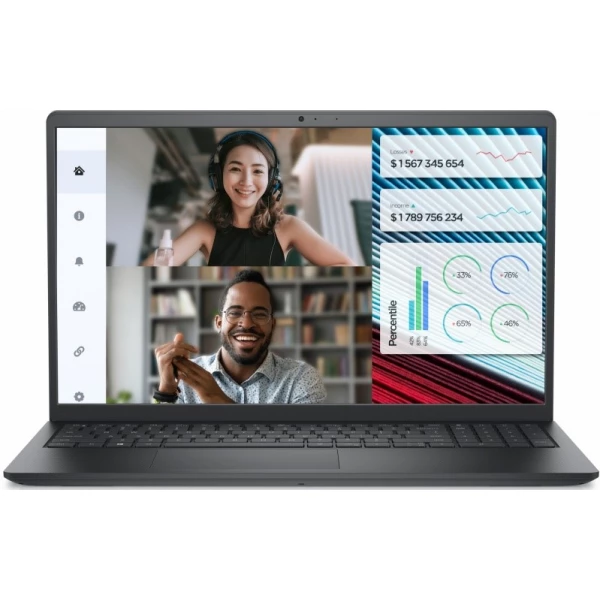 Ноутбук DELL Vostro 3520 , 15.6 ", INTEL Iris Xe Graphics, 16 ГБ RAM, черный [HDL5A9102G5]