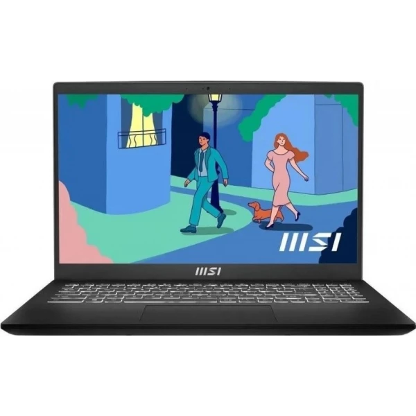 Купить Ноутбук MSI Modern 15, 15.6 ", INTEL Iris Xe Graphics, 16 ГБ RAM, черный [9S7-15H112-870], цены, характеристики, доставка по РФ