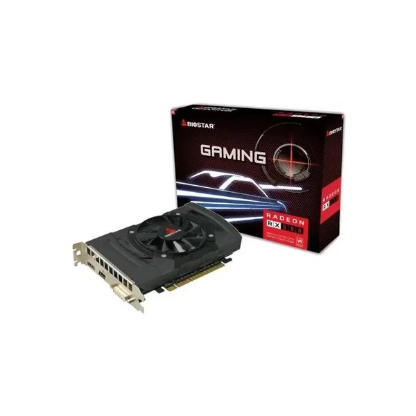 Видеокарта BIOSTAR RX550-4GB 4 ГБ, GDDR5, 1100 МГц (1183 МГц, в режиме Boost) Мгц [VA5505RF41]
