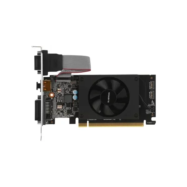 Видеокарта GIGABYTE GeForce GT 710 2 ГБ, DDR3, 954 Мгц [GV-N710D3-2GL 2.0]