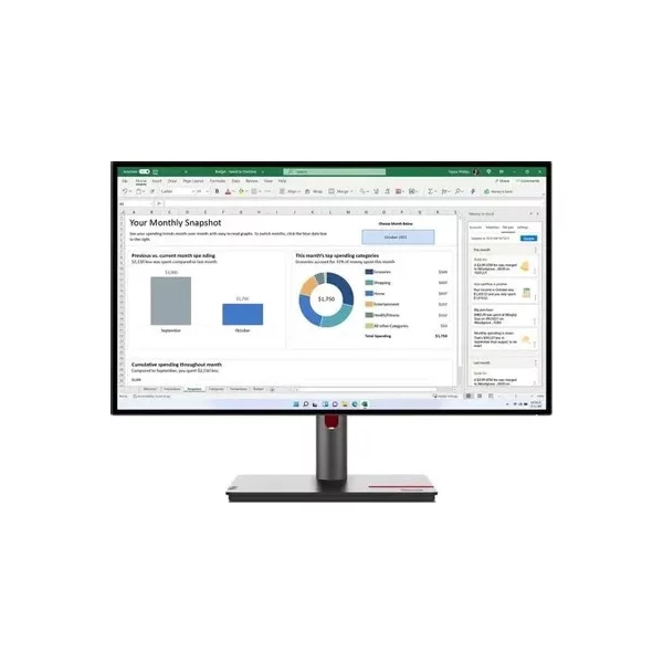 Монитор LENOVO P27h-30, 27 