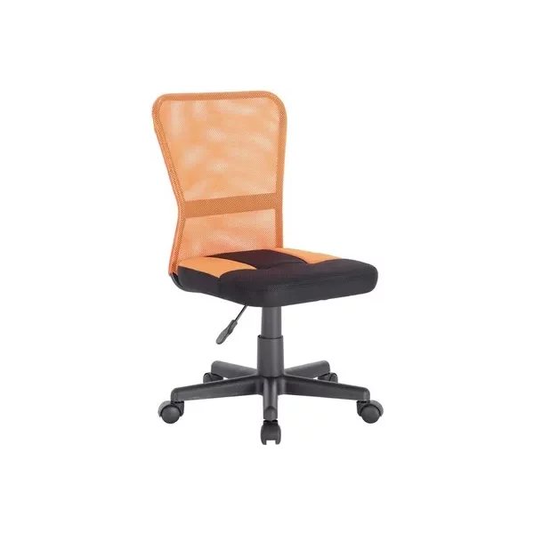 Купить Кресло BRABIX Smart MG-313 на колесиках, сетка/ткань, черный/оранжевый [531844], цены, характеристики, доставка по РФ
