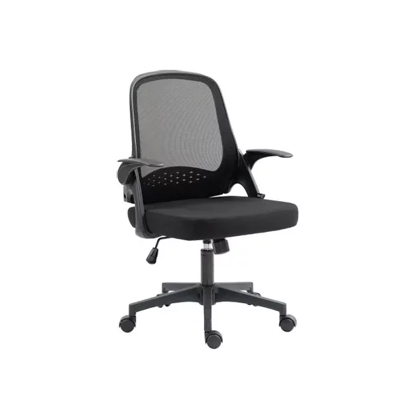 Кресло CACTUS CS-MC212-BK на колесиках, ткань, черный [CS-MC212-BK]