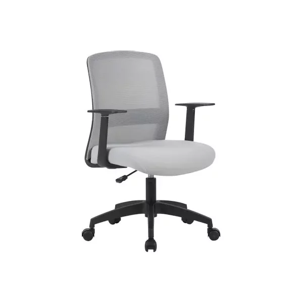 Кресло CACTUS CS-MC333-GY на колесиках, сетка/ткань, серый [CS-MC333-GY]