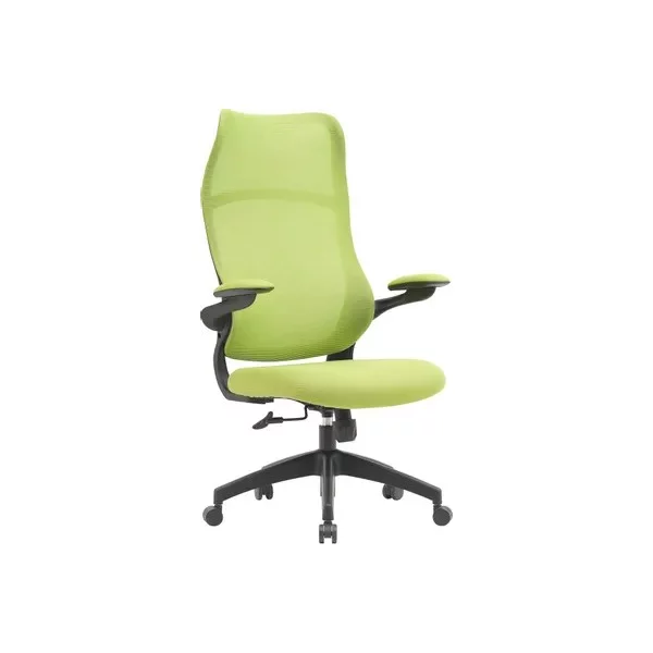 Кресло CACTUS CS-MC505-GN на колесиках, сетка/ткань, салатовый [CS-MC505-GN]