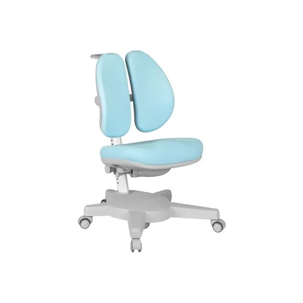 Кресло CACTUS CS-CHR-3604BL на колесиках, ткань, голубой [CS-CHR-3604BL]