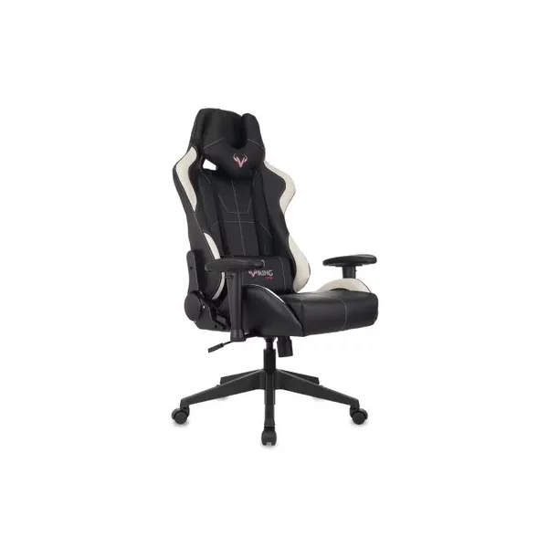 Кресло ZOMBIE VIKING 5 AERO на колесиках, эко.кожа, белый/белый [VIKING 5 AERO WHITE]