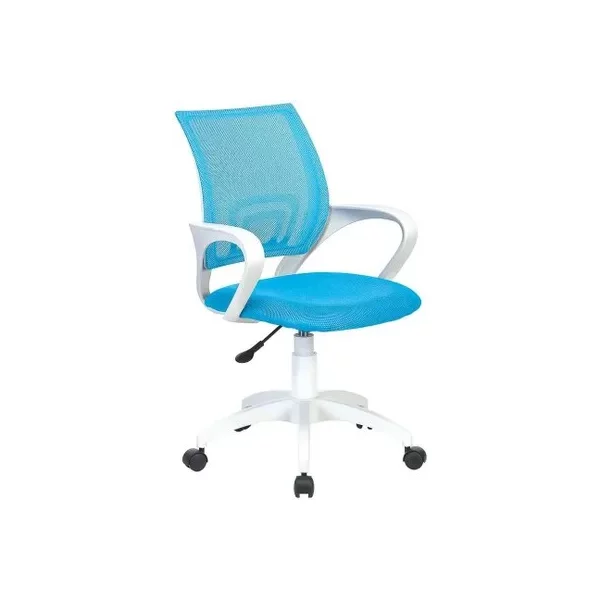 Купить Кресло БЮРОКРАТ CH W696 на колесиках, сетка/ткань, голубой [CH W696 LB], цены, характеристики, доставка по РФ