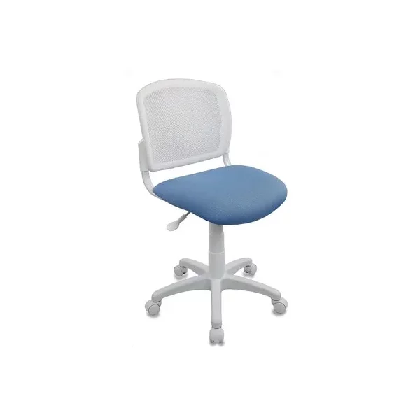 Купить Кресло БЮРОКРАТ CH-W296NX на колесиках, сетка/ткань, голубой [CH-W296NX/26-24], цены, характеристики, доставка по РФ