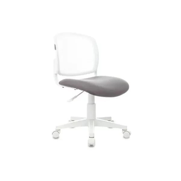 Кресло БЮРОКРАТ CH-W296NX на колесиках, сетка/ткань, серый/белый [CH-W296NX/NEO-GREY]