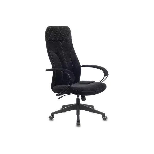 Купить Кресло БЮРОКРАТ CH-608Fabric на колесиках, ткань, черный [CH-608/FABRIC-BLACK], цены, характеристики, доставка по РФ