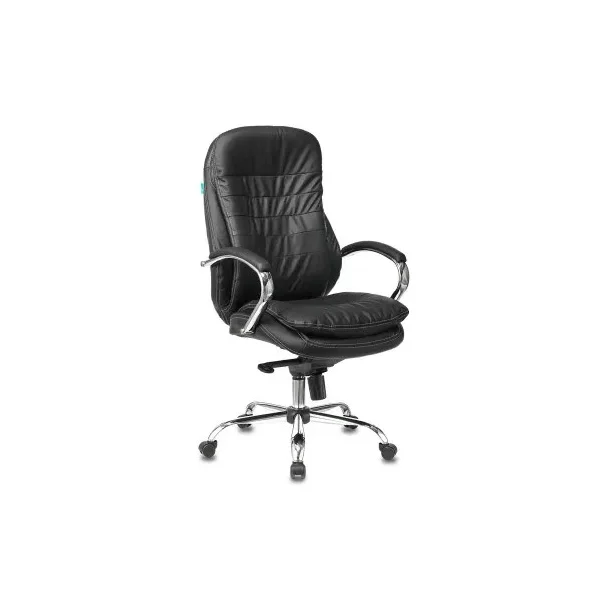 Купить Кресло БЮРОКРАТ T-9950 на колесиках, кожа, черный [T-9950/BLACK], цены, характеристики, доставка по РФ