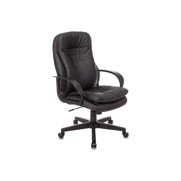 Купить Кресло БЮРОКРАТ T-9950PL на колесиках, эко.кожа, черный [T-9950PL/BLACK-PU], цены, характеристики, доставка по РФ
