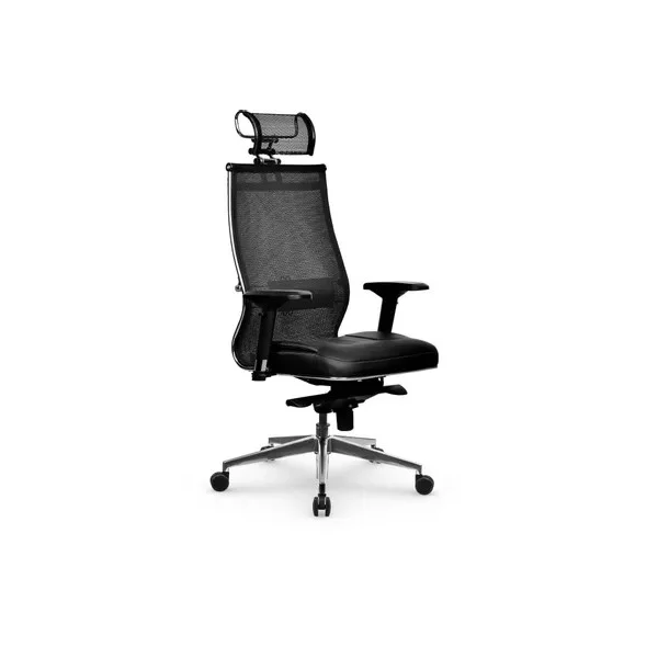 Купить Кресло МЕТТА Samurai SL-3.051 MPES на колесиках, эко.кожа/сетка, черный [Z312294354], цены, характеристики, доставка по РФ