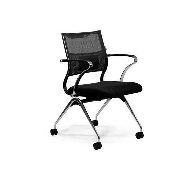 Кресло МЕТТА Sit Air M4-290K - YP99+UMF(X1) /Km00/Wh00/K15cUMF(F53.W01) на полозьях, сетка, черный/черный [Z509344814]