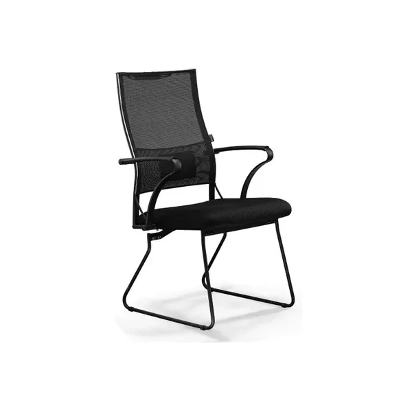 Кресло МЕТТА Sit Air-180 B2-290K/F58 на полозьях, сетка, черный/черный [Z509397568]
