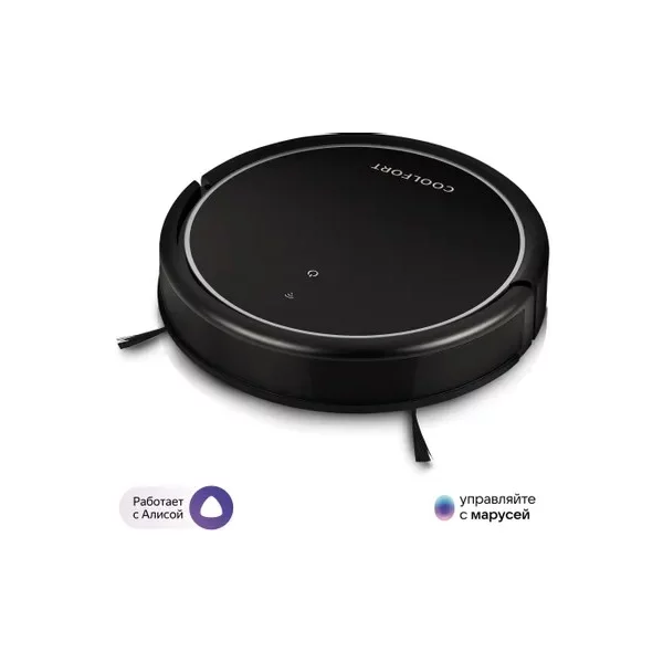 Робот-пылесос COOLFORT CF-3200, 0.3 л л, 20 Вт Вт, 1400 Па Па, 2600 мAч мАч, черный [CF-3200]