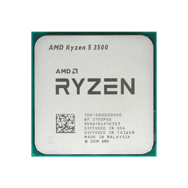 Процессор AMD Процессор AMD Ryzen 5 3500, AM4,  OEM [100-000000050] 3.6 ГГц и 4.1 в режиме Turbo Ггц  Turbo, [100-000000050]