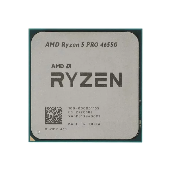 Процессор AMD Процессор AMD Ryzen 5 PRO 4655G, AM4,  OEM [100-000001155] 3.7 ГГц и 4.2 в режиме Turbo Ггц  Turbo, [100-000001155]