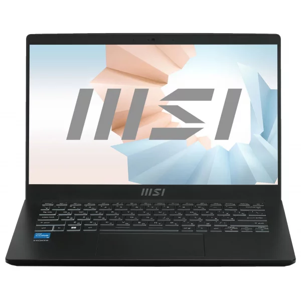 Ультрабук MSI Modern 14 C12M-233XRU, 14 ", INTEL UHD Graphics, 8 ГБ RAM, черный [9S7-14J112-233]