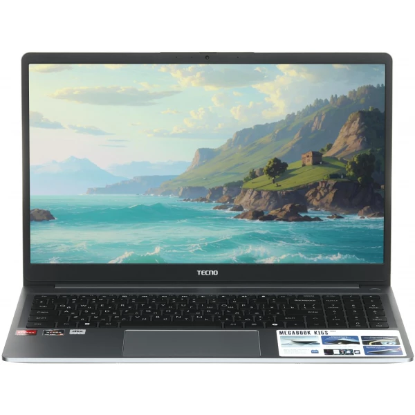 Купить Ноутбук TECNO Megabook K15SDA, 15.6 ", Radeon Graphics, 16 ГБ RAM, серый [71005000256], цены, характеристики, доставка по РФ