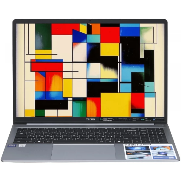 Купить Ноутбук TECNO Megabook K16SAA , 16 ", INTEL UHD Graphics, 16 ГБ RAM, серый [71005000340], цены, характеристики, доставка по РФ
