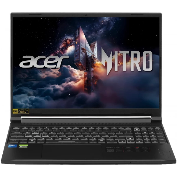 Ноутбук Acer Nitro V 16S ANV16S-71-78HR, 16 ", NVIDIA GeForce RTX 5060, 16 ГБ RAM, черный [NH.U28CD.002]