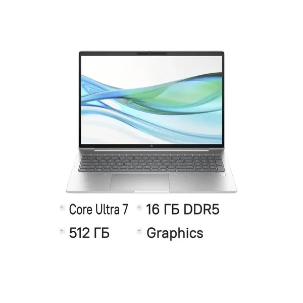 Купить Ноутбук HP ProBook 460 G11, 16 ", INTEL Graphics, 16 ГБ RAM, серебристый [D2FP5ET], цены, характеристики, доставка по РФ