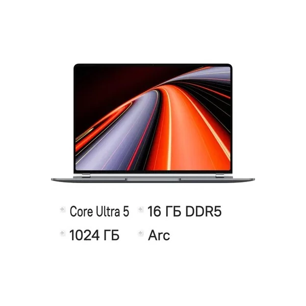 Купить Ноутбук HUAWEI MateBook GT 14 EnzoH-W5611T, 14.2 ", INTEL Arc, 16 ГБ RAM, серый [53014NQD], цены, характеристики, доставка по РФ