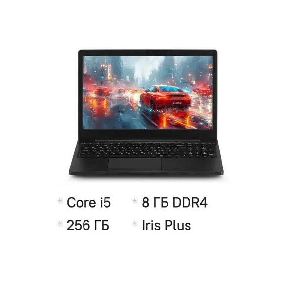 Купить Ноутбук AZERTY Novel RBI-4530, 15.6 ", INTEL Iris Plus Graphics 655, 8 ГБ RAM, черный [120-1197], цены, характеристики, доставка по РФ