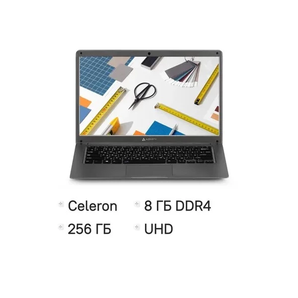 Купить Ноутбук AZERTY Story RB-1451, 14 ", Intel UHD Graphics 600, 8 ГБ RAM, темно-серый [120-1228], цены, характеристики, доставка по РФ
