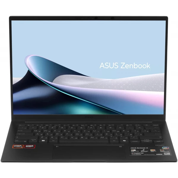 Купить Ноутбук ASUS ZenBook 14 UM3406GA-QD149, 14 ", AMD Radeon 840M, 32 ГБ RAM, черный [90NB17R1-M007D0], цены, характеристики, доставка по РФ