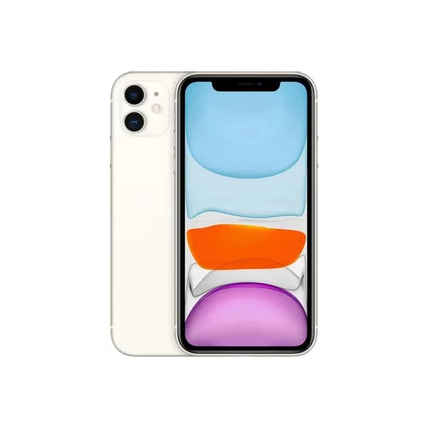 Смартфон APPLE iPhone 11, 4, 128 ГБ, белый [MHDJ3LZ/A]