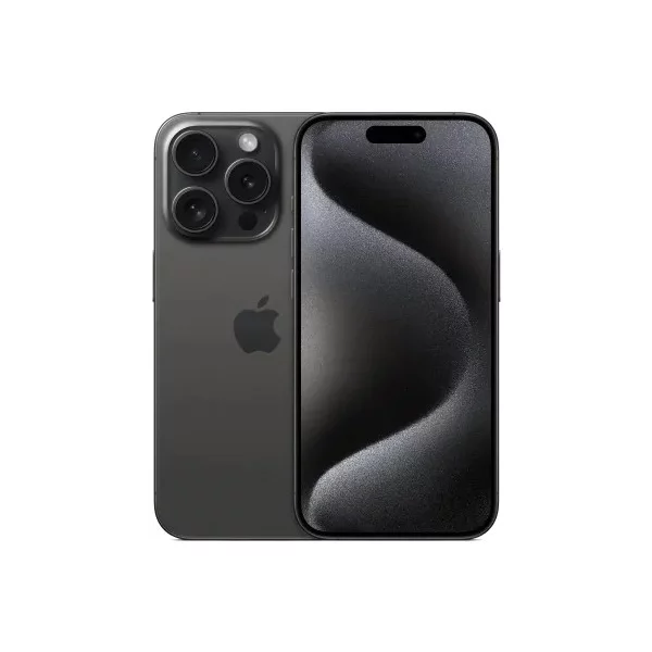 Смартфон APPLE iPhone 15 Pro, , 256 ГБ, черный титан [MTQ83CH/A]