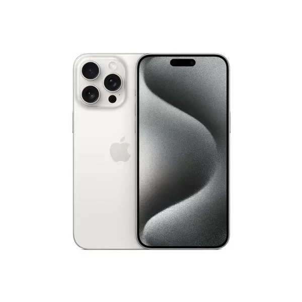 Смартфон APPLE iPhone 15 Pro Max, , 256 ГБ, белый титан [MU2P3ZA/A]