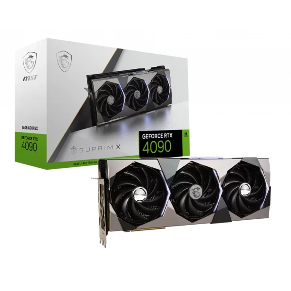 Купить Видеокарта MSI GeForce RTX 4090 SUPRIM X 24 ГБ, GDDR6X, 2235 Мгц [RTX 4090 SUPRIM X 24G], цены, характеристики, доставка по РФ
