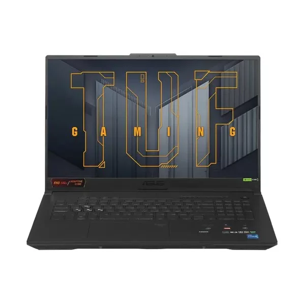 Купить Ноутбук ASUS TUF Gaming F17 FX707ZU4-HX018W, 17.3 ", NVIDIA GeForce RTX 4060, 16 ГБ RAM, серый [90NR0FB5-M004S0], цены, характеристики, доставка по РФ