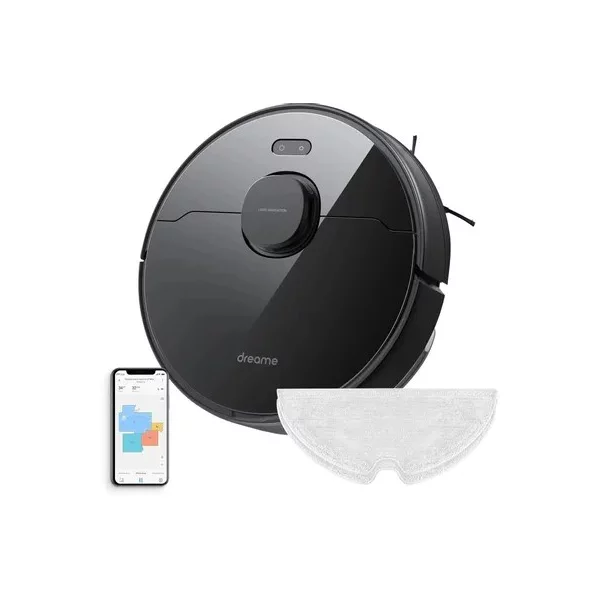 Робот-пылесос DREAME D9 Max, 0.57 л, 40 Вт, 5200 мАч, черный/черный [RLD33GA BLACK]