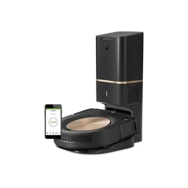Робот-пылесос iRobot Roomba S9+, 0.550 л, 1800 мАч, черный [S955840PLUS_RND]