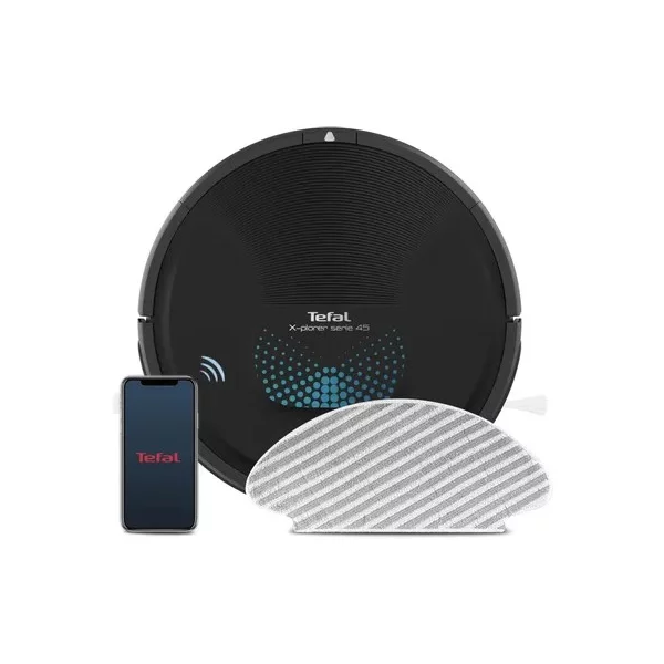 Купить Робот-пылесос Tefal RG8275WH, 0.44 л, черный [2211401051], цены, характеристики, доставка по РФ