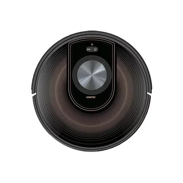 Купить Робот-пылесос CENTEK CT-2740, 0.68 л, 30 Вт, 2700 Па, 2600 мАч, черный/коричневый , цены, характеристики, доставка по РФ