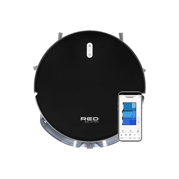 Купить Робот-пылесос RED RV-R6040S, 0.6 л, 22 Вт, 2600 мАч, черный [RV-R6040S], цены, характеристики, доставка по РФ