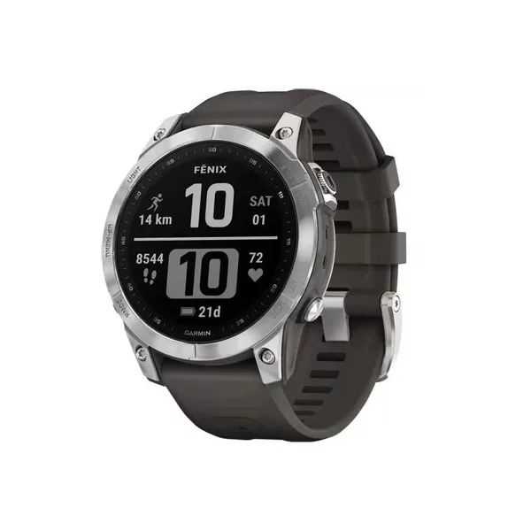 Купить Смарт-часы GARMIN 7, 1.3 ", LCD, серебристый [010-02540-01], цены, характеристики, доставка по РФ