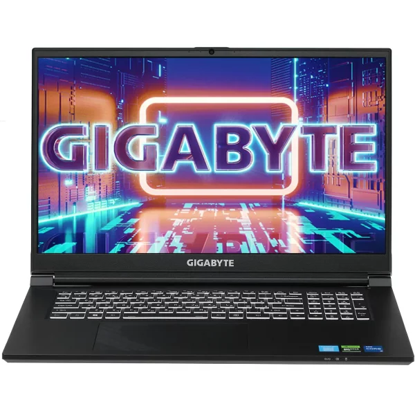 Ноутбук GIGABYTE G7 MF, 17.3 ", 16 ГБ, DDR4, 512 ГБ, Intel Core i5-12500H, NVIDIA GeForce RTX 4050 для ноутбуков, черный [MF-E2KZ213SD]