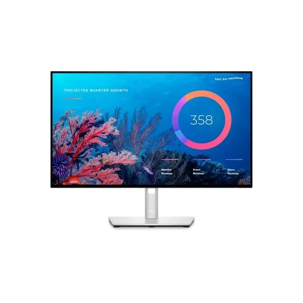 Монитор DELL U2422HE черный и серебристый, 23.8 