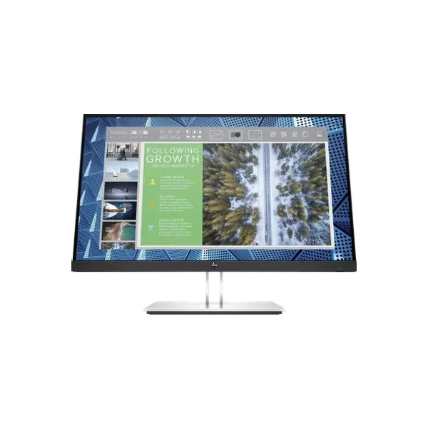 Монитор HP E24q G4 черный и серебристый, 23.8 